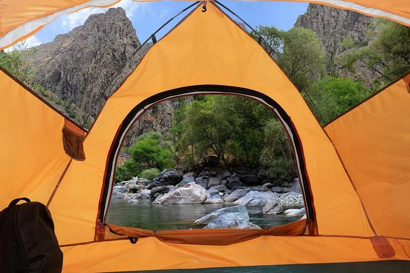 CLOSTNATURE Koepeltent 4 Personen Waterdicht Licht Camping — foto 8