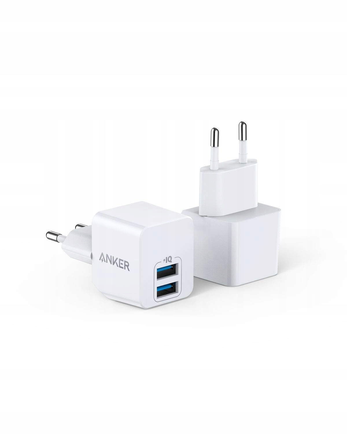 ANKER PowerPort Mini Dual USB Lader 2 Stuks 2,5A iPhone iPad Galaxy