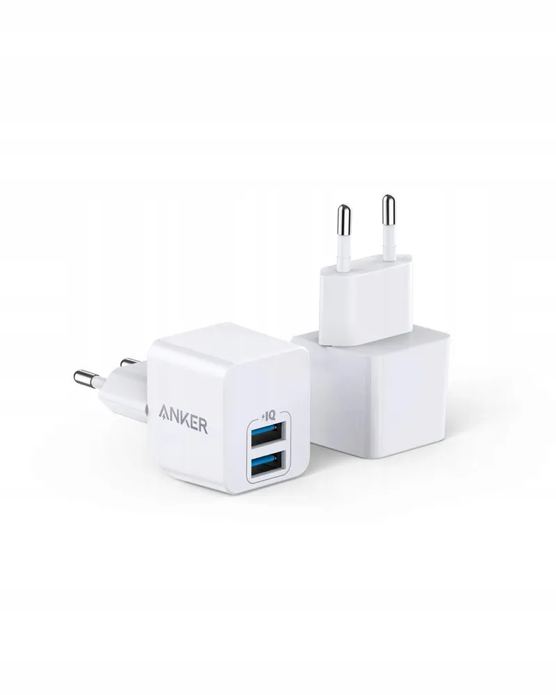 ANKER PowerPort Mini Dual USB Lader 2 Stuks 2,5A iPhone iPad Galaxy — foto 1