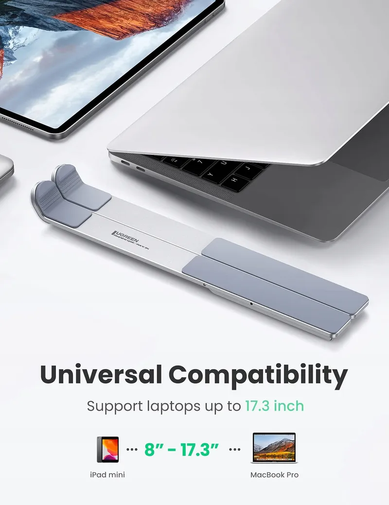 UGREEN Aluminium Laptopstandaard Verstelbaar Ergonomisch 17.3 Inch — foto 8