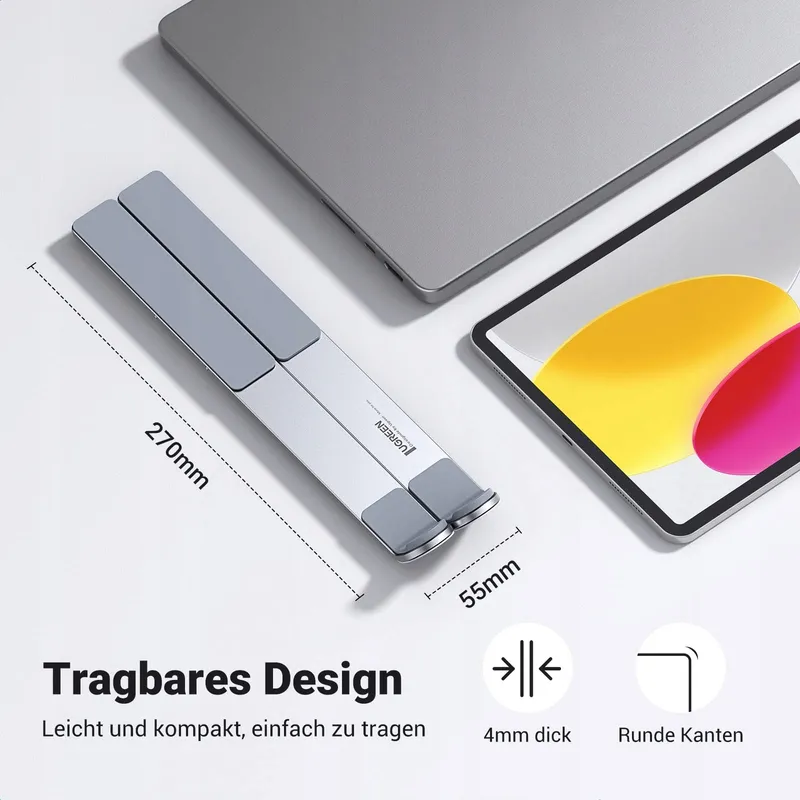 UGREEN Aluminium Laptopstandaard Verstelbaar Ergonomisch 17.3 Inch — foto 2