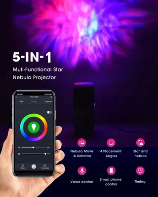 SUPPOU LED Sterrenhemel Projector Smart Galaxy Lamp Alexa WiFi — miniatuur 3