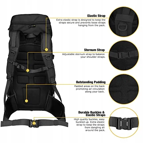MARDINGTOP Tactische Rugzak 50L Trekking Outdoor Toerisme — foto 5