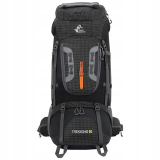 BSEASH Wandelrugzak 80L Waterdicht Regenhoes Zwart — miniatuur 8