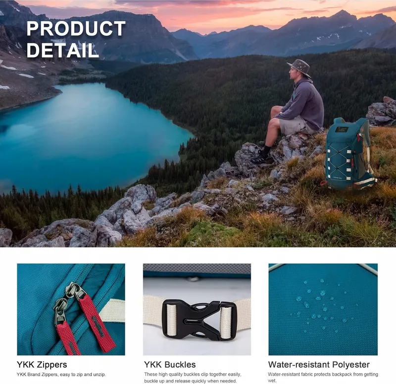 MOUNTAINTOP Wandelrugzak 35L Licht Heren Dames Outdoor — foto 8