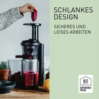 PANASONIC MJ-L500S Slow Juicer Sap Bevroren Ingrediënten Zilver — miniatuur 2