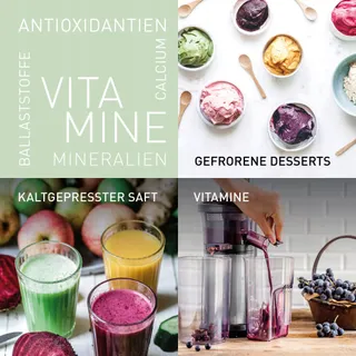 PANASONIC MJ-L500S Slow Juicer Sap Bevroren Ingrediënten Zilver — miniatuur 4