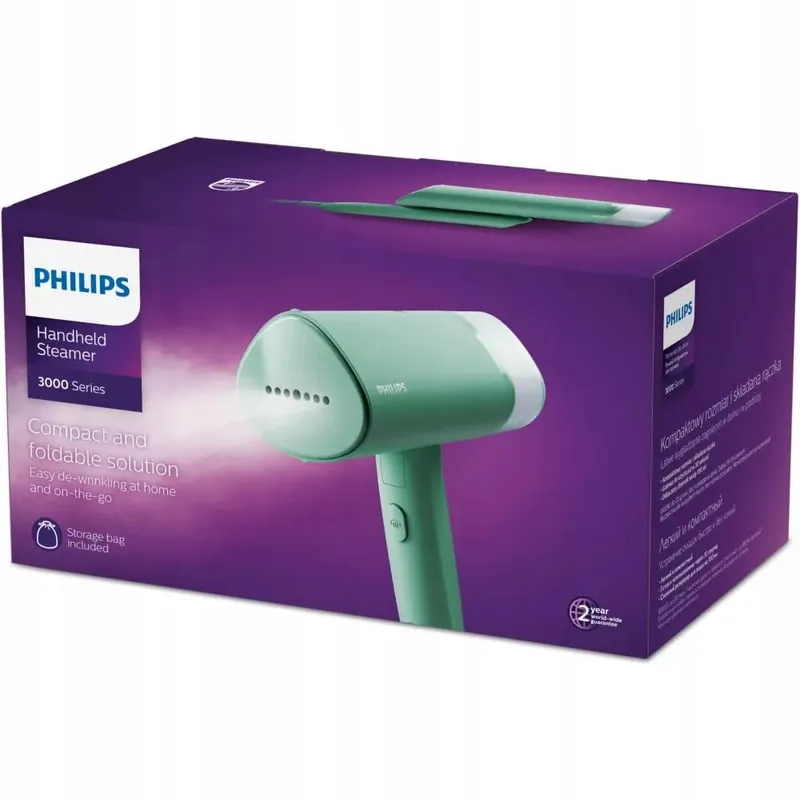 PHILIPS STH3010/70 Handheld Kledingstomer 1000W Opvouwbaar 100ml — foto 7