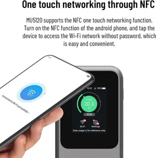 ZTE MU5120 5G WiFi Hotspot 10000mAh NFC 64 Apparaten — miniatuur 6