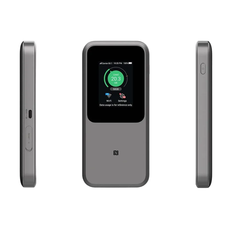 ZTE MU5120 5G WiFi Hotspot 10000mAh NFC 64 Apparaten — foto 1