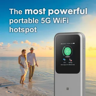 ZTE MU5120 5G WiFi Hotspot 10000mAh NFC 64 Apparaten — miniatuur 4
