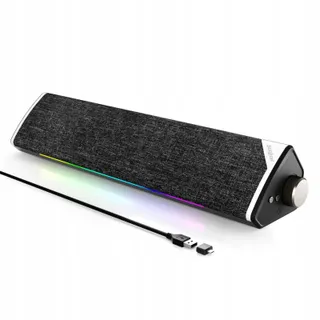 SOULION R60 Soundbar PC USB Bluetooth LED Laptop Gaming — miniatuur 1
