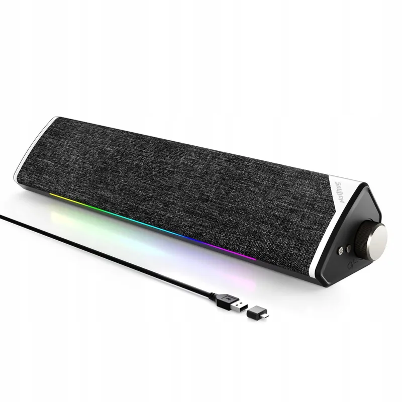 SOULION R60 Soundbar PC USB Bluetooth LED Laptop Gaming — foto 1