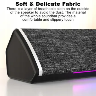 SOULION R60 Soundbar PC USB Bluetooth LED Laptop Gaming — miniatuur 7