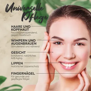 BIO RIZINUSÖL Ricinusolie 100ml Natuurlijk Haar Wimpers Wenkbrauwen Baard — miniatuur 5