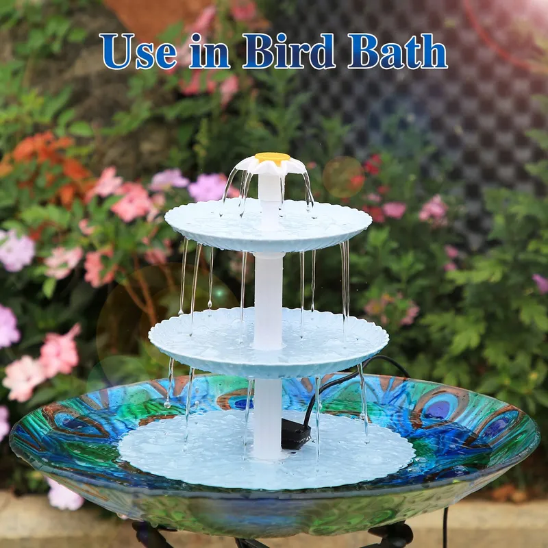 AISITIN Solar Fonteinset 3,5W voor Tuin en Vogelbad — foto 5