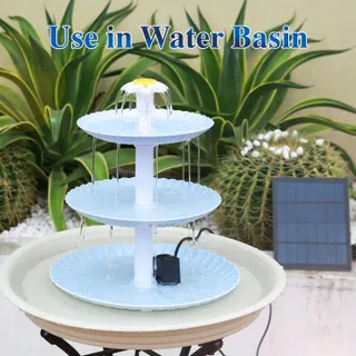 AISITIN Solar Fonteinset 3,5W voor Tuin en Vogelbad — miniatuur 6