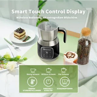 MAESTRI HOUSE Melkopschuimer 12-in-1 600ml Roestvrij Staal — miniatuur 5
