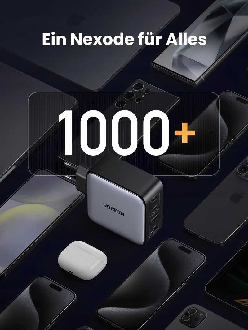 UGREEN Nexode 100W USB C GaN Lader 4 Poorten PD MacBook iPhone iPad — foto 9