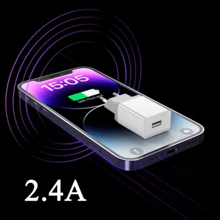 ALOYANI USB Oplader 12W 3 Stuks 2,4A 5V iPhone — miniatuur 8