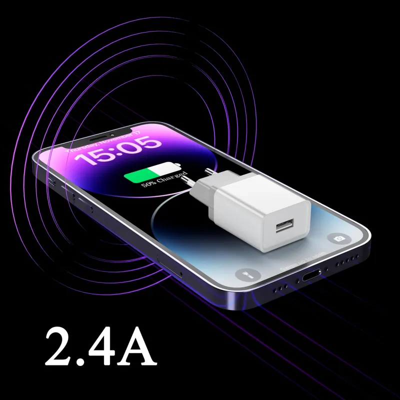 ALOYANI USB Oplader 12W 3 Stuks 2,4A 5V iPhone — foto 8