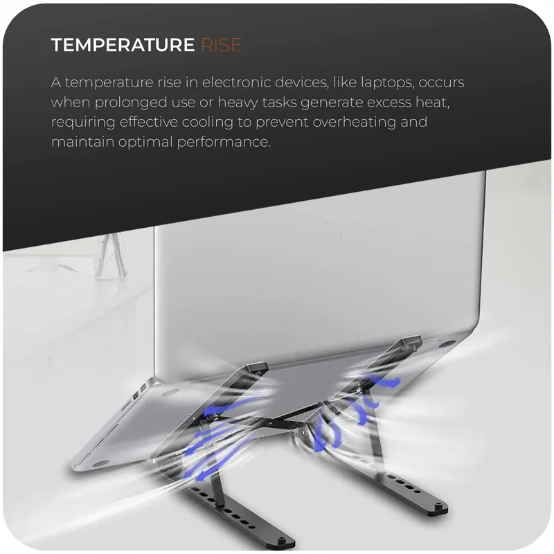 BABACOM Opvouwbare Laptopstandaard Verstelbaar Aluminium 10-16 Inch — foto 9