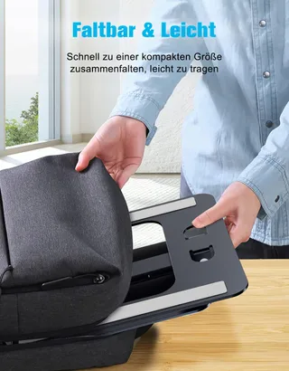 BABACOM Opvouwbare Laptopstandaard Verstelbaar Aluminium 10-16 Inch — miniatuur 4