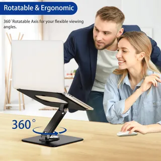 BESIGN LSX7 Laptopstandaard 360° Draaibaar 10-15,6" — miniatuur 7