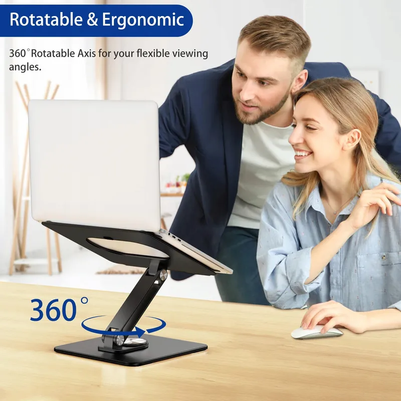 BESIGN LSX7 Laptopstandaard 360° Draaibaar 10-15,6" — foto 7