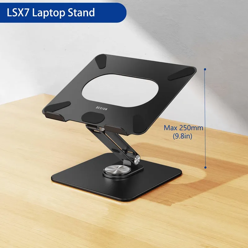 BESIGN LSX7 Laptopstandaard 360° Draaibaar 10-15,6" — foto 5