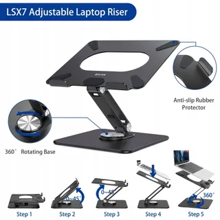 BESIGN LSX7 Laptopstandaard 360° Draaibaar 10-15,6" — miniatuur 8