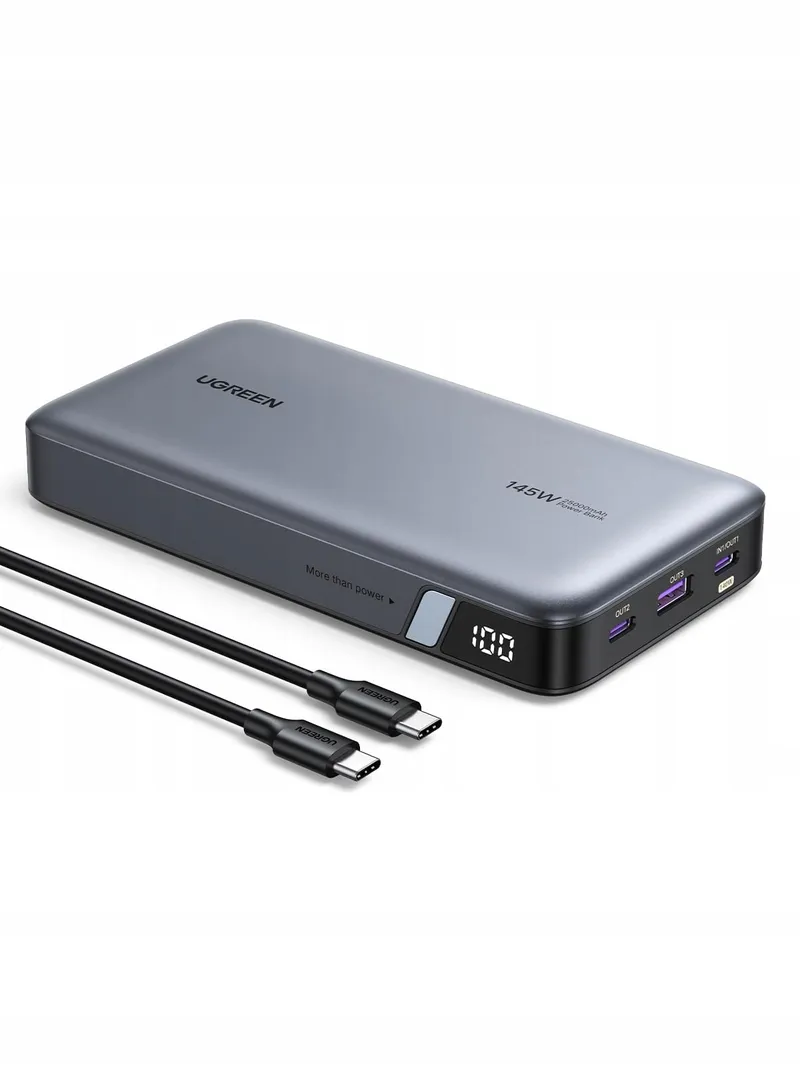 UGREEN Nexode Powerbank 145W 25000mAh 3 Poorten USB C LED Display — foto 2