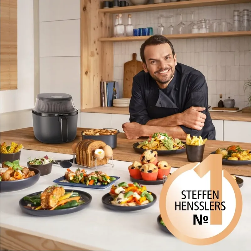 PHILIPS Airfryer 3000 7,2L 16-in-1 RapidAir Plus HomeID — foto 2