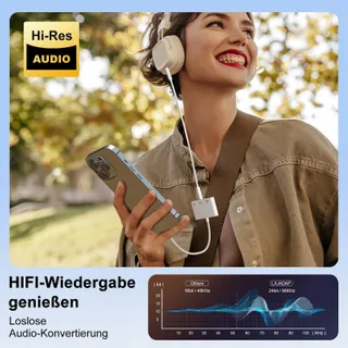 3-in-1 USB-C Adapter Naar 3.5 Jack Hoofdtelefoon Met OTG Oplader — miniatuur 3
