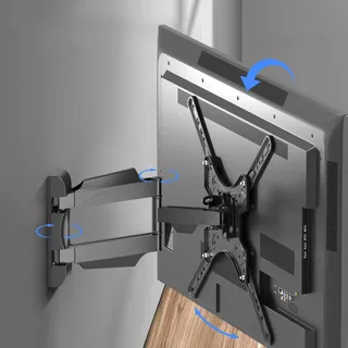 SUPTEK TV Muurbeugel Draaibaar 32-55 Inch 31.8kg VESA 400x400mm — miniatuur 9