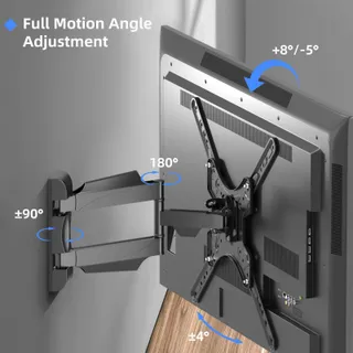 SUPTEK TV Muurbeugel Draaibaar 32-55 Inch 31.8kg VESA 400x400mm — miniatuur 2