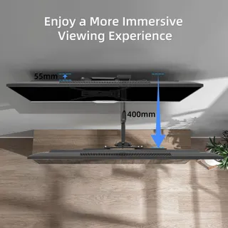 SUPTEK TV Muurbeugel Draaibaar 32-55 Inch 31.8kg VESA 400x400mm — miniatuur 3