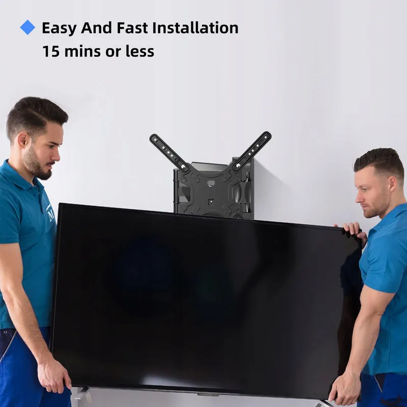 SUPTEK TV Muurbeugel Draaibaar 32-55 Inch 31.8kg VESA 400x400mm — foto 6