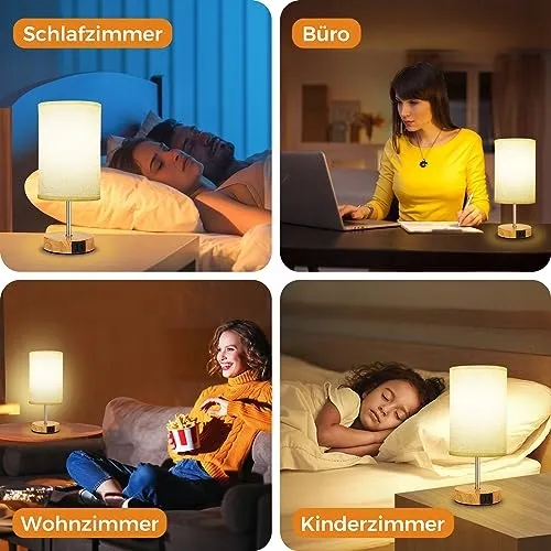 SURIIGHT Touch Nachtlampje USB A C LED met Lamp — foto 7