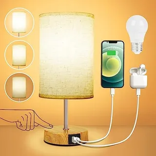 SURIIGHT Touch Nachtlampje USB A C LED met Lamp