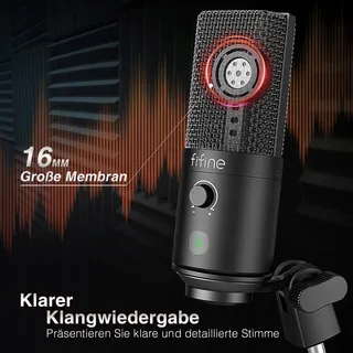 FIFINE USB Microfoon Set Met Dempknop T669PRO1 — miniatuur 2