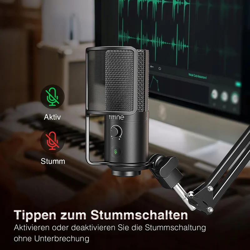 FIFINE USB Microfoon Set Met Dempknop T669PRO1 — foto 3