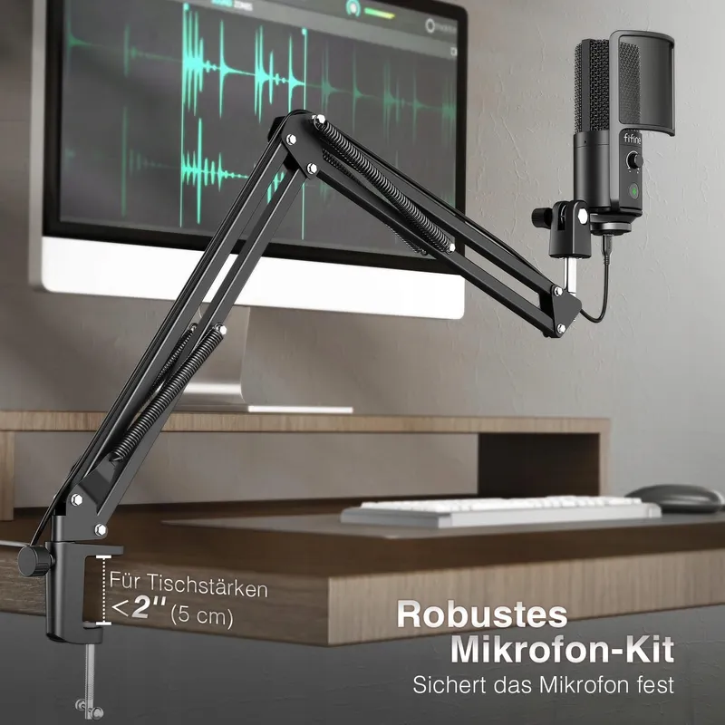 FIFINE USB Microfoon Set Met Dempknop T669PRO1 — foto 5