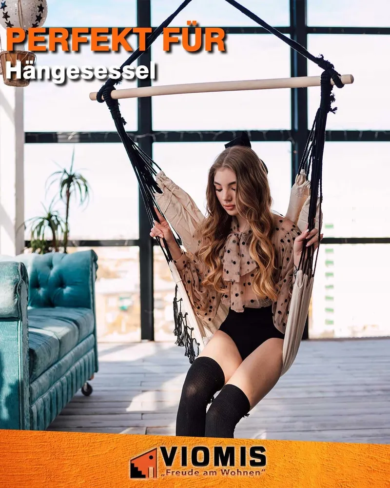 VIOMIS Draaihaak 360° Stalen Plafondhouder 450kg Hangmat Hangstoel — foto 4