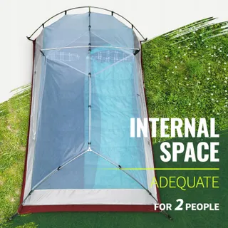 FORCEATT Camping Tent 2 Personen 2 Ingangen Waterdicht Winddicht — miniatuur 5