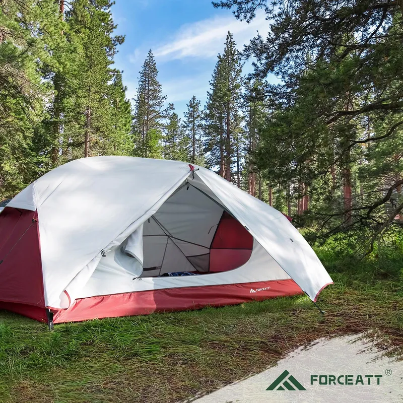 FORCEATT Camping Tent 2 Personen 2 Ingangen Waterdicht Winddicht — foto 7