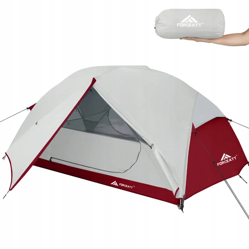 FORCEATT Camping Tent 2 Personen 2 Ingangen Waterdicht Winddicht — foto 1