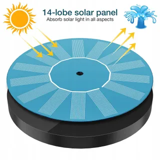 AISITIN 2 Stuks Solar Tuinfonteinen voor Vijver — miniatuur 3