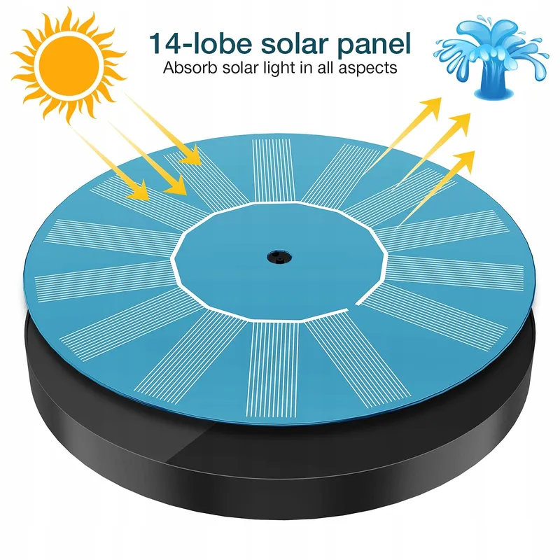 AISITIN 2 Stuks Solar Tuinfonteinen voor Vijver — foto 3