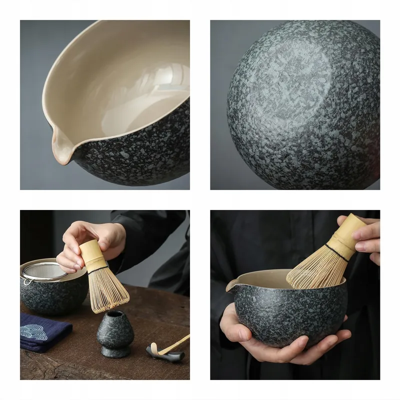 TEANAGOO Matcha Set 12-delig met Kom en Kopjes — foto 4